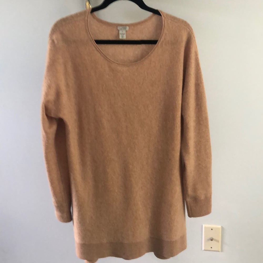 Halogen crewneck cashmere  women sweat.Size XL